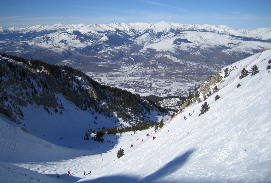 Connexió amb fibra òptica de l'estació d'esquí de Masella