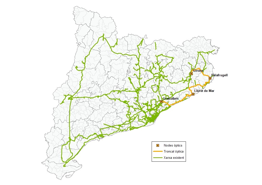 Mejoramos la Red Óptica en la provincia de Girona